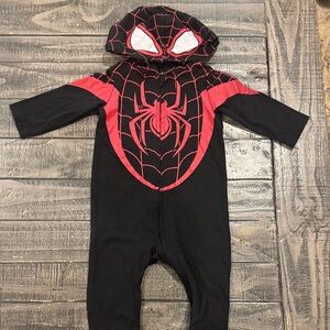 Marvel Black and Red Spider-Man Infant Outfit
